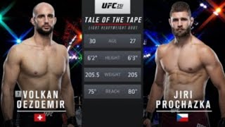 UFC 251 - Jiri Prochazka vs Volkan Oezdemir - FULL FIGHT