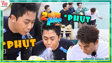 Cris Phan chay không kịp, HIEUTHUHAI lại đòi uống nước "duyên dáng" và cái kết | 2 NGÀY 1 ĐÊM