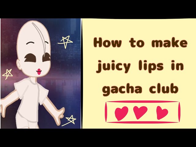 making lips in gacha club 💘fazendo lábios no gacha club