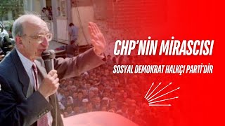 Erdal İnönü: CHP'nin bugün takipçisi olan SHP'dir.