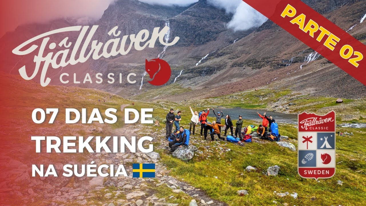 Fiz um Trekking SELVAGEM no Círculo Polar Ártico - Acampei na Suécia