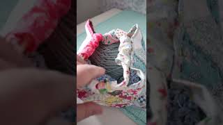 Quilt as you go project bag tutorial - see full video for details