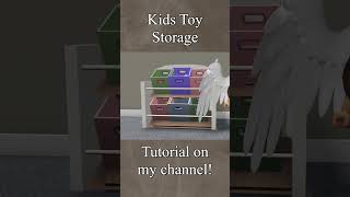 Cute Kids Toy Storage BUILD HACK YT Short - Bloxburg