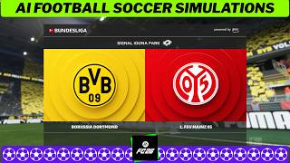 DORTMUND vs MAINZ ⚽ Bundesliga 2025/26 Matchday 22 🟩 EA FC 26 Simulation