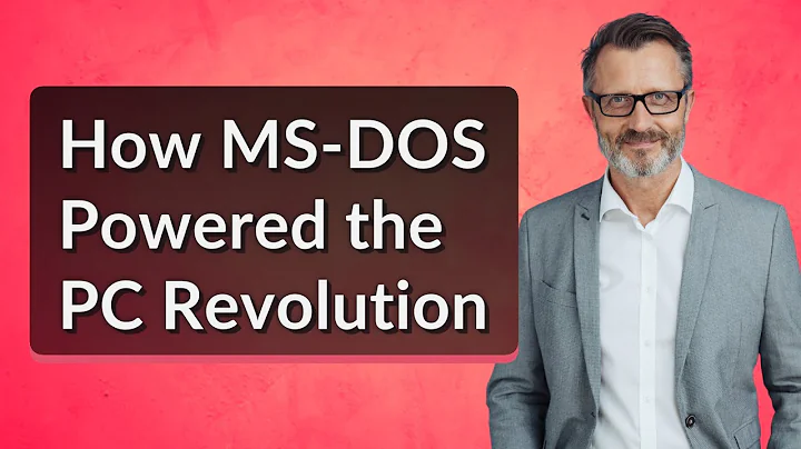 How MS-DOS Powered the PC Revolution