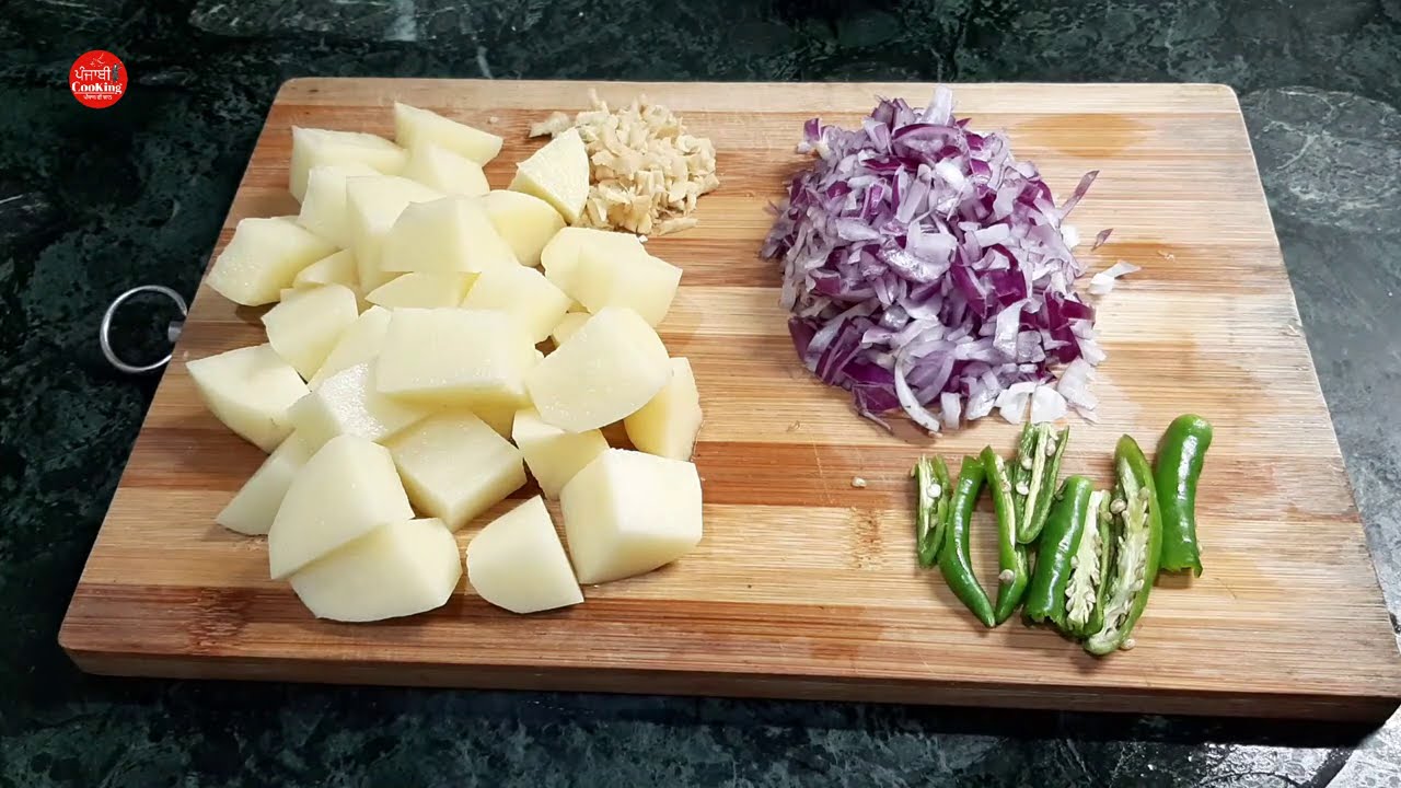 ਆਲੂ ਮਟਰ ਦੀ ਸੁੱਖੀ ਸਬਜ਼ੀ l Aloo Matar Ki Sukhi Sabji l Potatoes Green Peas Sabzi by Punjabi Cooking