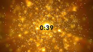 1 Minute Timer With A Gold Background