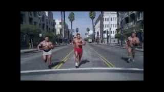 funny go daddy bodybuilding spray tan commercial