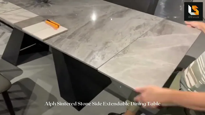 Alph Sintered Stone Side Extendable Dining Table