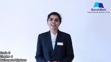 Grade 3 ICT Chapter 4 Welcome to windows  Mrs Aswini Rajan