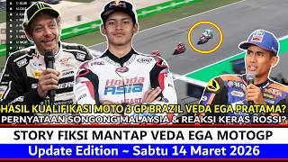Make All of Indonesia Proud ‼️ Moto3 GP Brazil Qualification Results Veda Ega~Malaysia VR46 React...