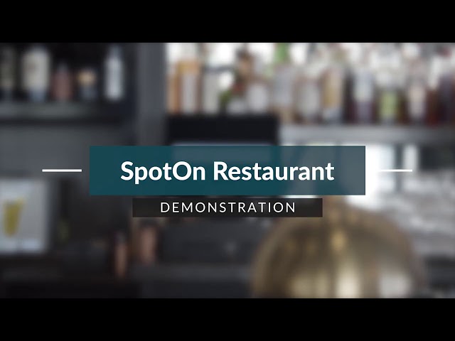 SpotOn Restaurant Demo Back of House