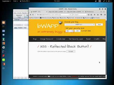 A3 XSS - Reflected (Back Button) | Level Low