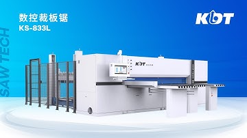 Rear-Loading Panel Saw KS-833L | Precision Cutting Perfected, Your Large-Format Cutting Solution