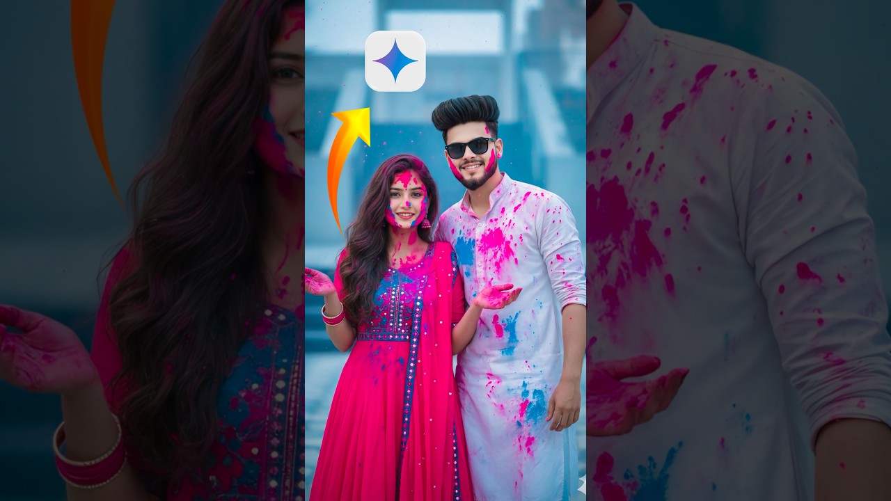 Holi Special Gemini Viral Prompt 💥 | AI Holi photo prompt | Google Gemini Photo Editing Kaise Kare |