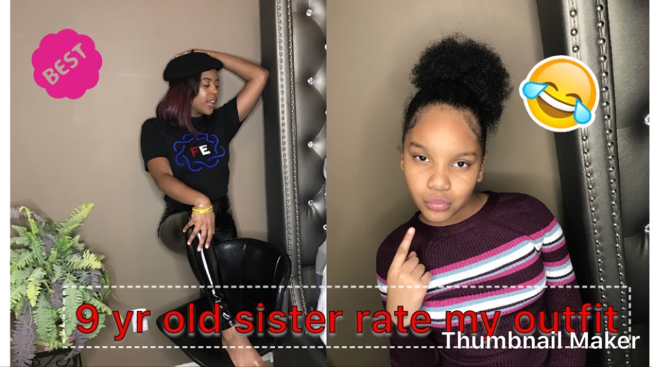 My 9 Yr Old Sister Rates My Outfits ( Fashion Nova \u0026 Prettylittlething)