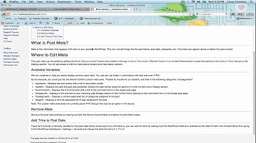 Headway Theme Tutorial: How to Edit Post Meta Data