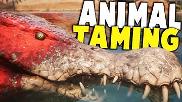 BEST CONAN ANIMAL TAMING MOD EVER!! Creative Cages! - Conan Exiles Gameplay