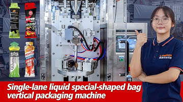 Single-Lane Liquid Gel Stick Packing Machine | Irregular Shape Bag Packaging Machine