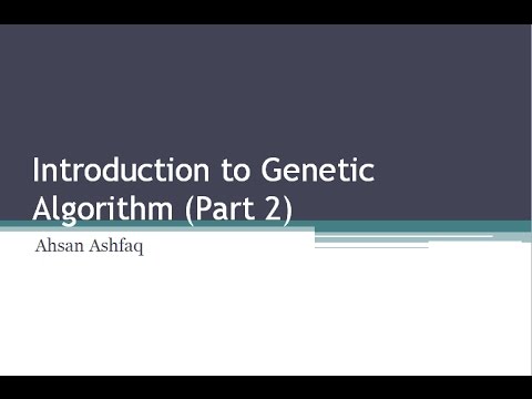 intro to genetic algorithm part 2