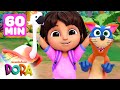 60 MINUTES of Dora & Swipers Best Rainforest Rescues! | Dora & Friends