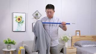 Metal Shoe Horn & Dressing Stick—Sock Remover Tool Independent Living Aids for Elderly