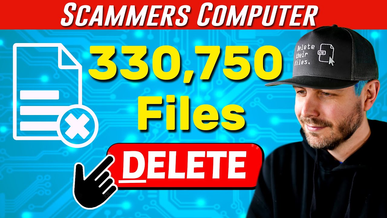⁣World's Largest 𝗦𝗖𝗔𝗠𝗠𝗘𝗥 File Deletion!