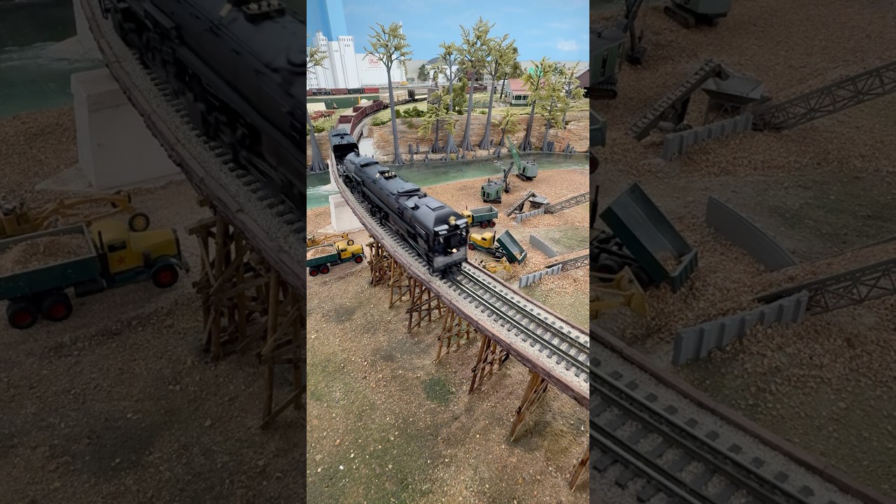 The Southern Pacific Cab Forward crosses the Rimrock  river 