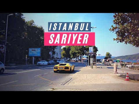 4K - Walking Tour of the rich neighborhood of istanbul, Sariyer | August 2021