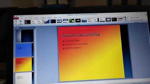 Class 4 Computer Ch 4 MS PowerPoint:Formatting Presentation - Part 1
