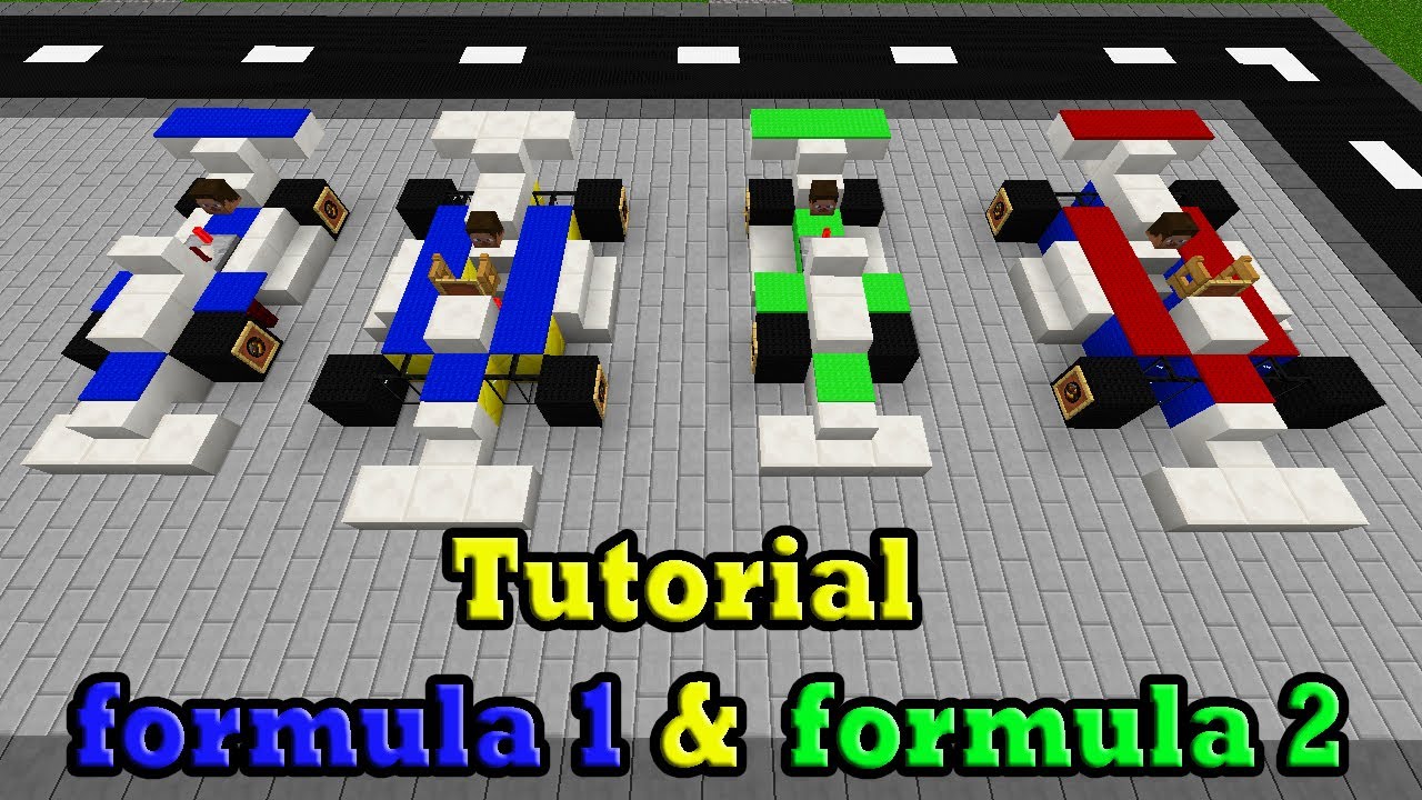 Minecraft Tutorial Of formula 1 & formula 2 - YouTube