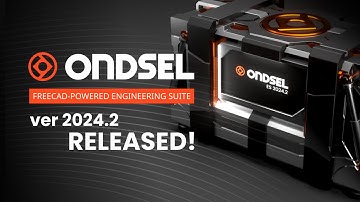 Ondsel 2024 Release Video (Now merged with FreeCAD)