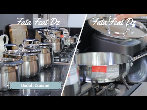 كي ما وعدتكم الفيديو للمهتمين فقط سيري تاع طناجر و مقلة و كاسرونة انوكس مع جميع التفاصيل المطلوبة