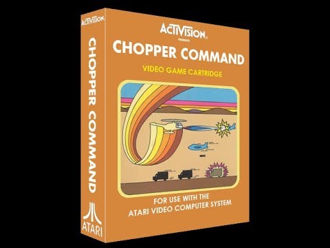 Game play Atari 2600 Chopper Command Activision 1982