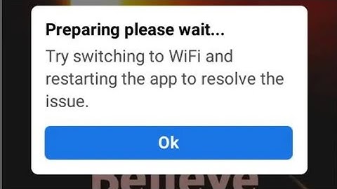 Fix try switching to wifi and restarting the app to resolve the issue Facebook lite problem 2025