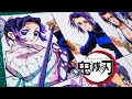 Drawing Shinobu kocho in different anime styles | Kimetsu no yaiba / Demon slayer