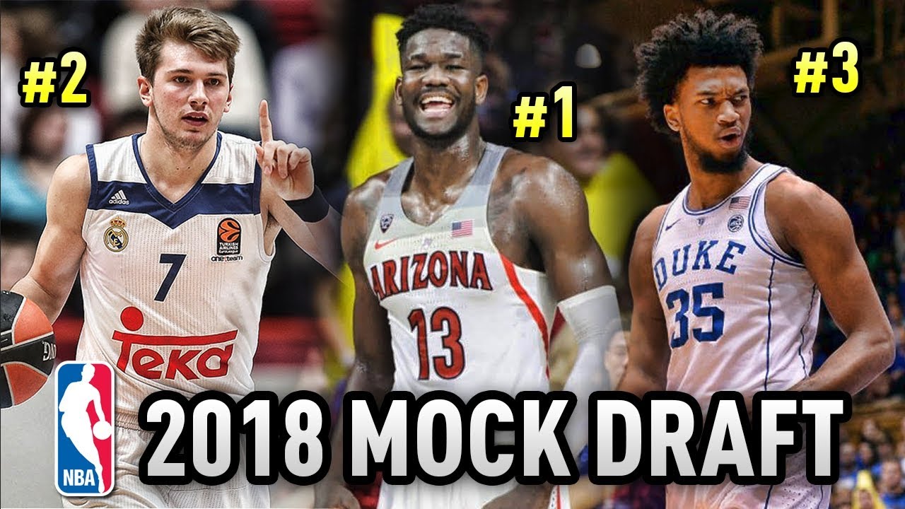 2018 NBA Mock Draft: Latest Predictions for 1st-Round Prospects