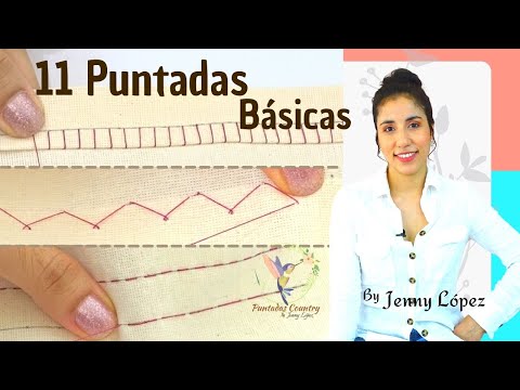 11 Puntadas a mano para Coser!!! Cómo Coser sin Maquina!! CÓMO COSER A MANO PASO A PASO!