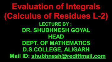 Evaluation of Trigonometric Integrals using Residue Theorem