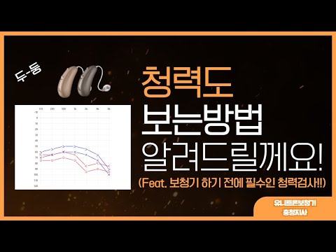 청력도 보는 방법 알려드릴께요! / 이실장의 똑똑한 보청기 94편