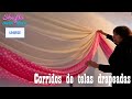 Paso a paso como hacer corridos de TELAS DRAPEADAS para miembros de canal, te enseñamos a decorar