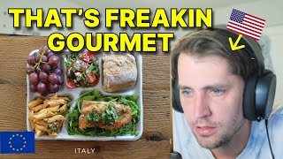 American reacts to Other Countries School Lunches