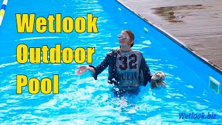 Wetlook outdoor pool | Wetlook sweatshirt | Wetlook