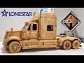 Detailed Process of Making a Wooden International LoneStar Truck - Woodworking Art