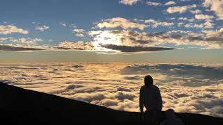 40 minutes of Sunset at Haleakala summit 10,023ft