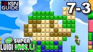 New Super Luigi U 3 Star Coin Walkthrough - Meringue Clouds 3: Rainbow Skywalk