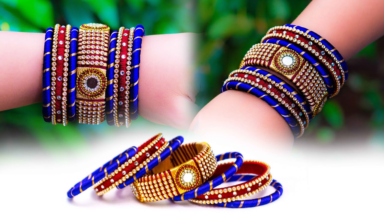 Make an awesome new Bangle Set OLD BANGLE REUSE New look Silk