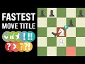 Fastest Way To Get Each Move Title On Chess.com | Chess_cat