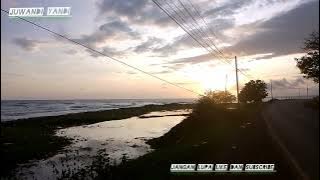 Suasana Di sore Hari || Melihat Matahari Terbenam Dekat Pelabuhan Nikkel ‼️