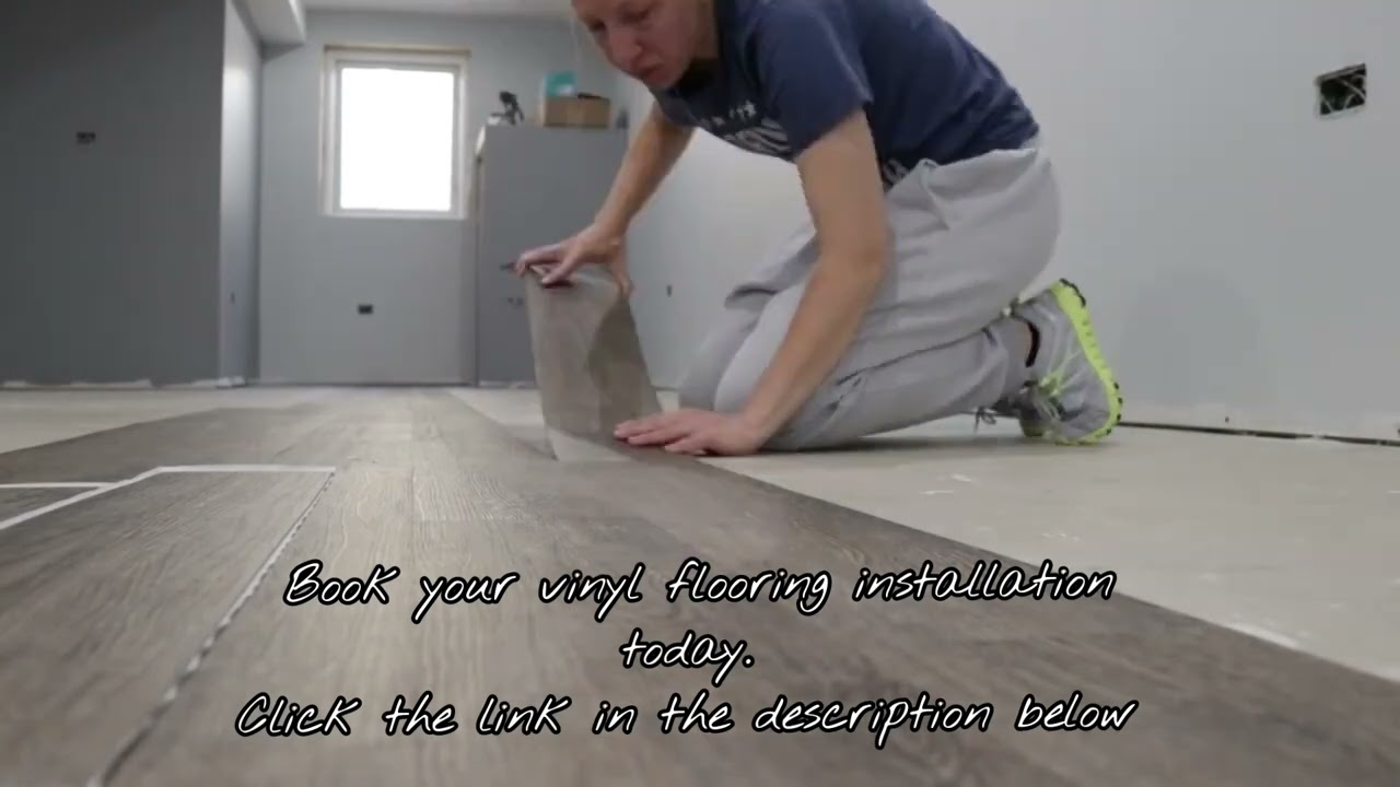 Vinyl flooring installation in Edmonton